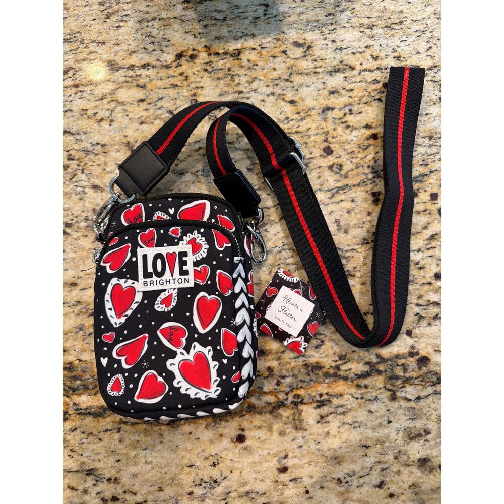 Brighton Bags Brighton Hearts A Flutter Utility Bag NWT - Picture 1 of 4